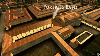 Animation of ancient Roman Fort in Caerleon Wales [upl. by Falcone]