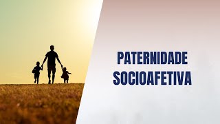 Paternidade socioafetiva [upl. by Nivat]