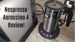 Nespresso Aeroccino 4 Milk Frother Review  Worth upgrading from the Aeroccino 3 [upl. by Halludba]