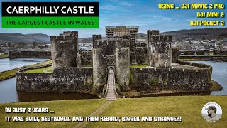 Caerphilly Castle  The Largest in Wales 2nd in Britain [upl. by Tenay]