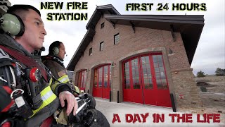 First 24 Hours in a New Fire Station  A Day in the Life [upl. by Yrotciv]