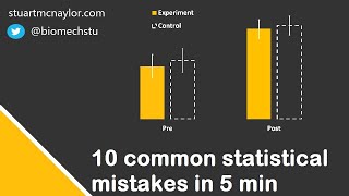 Ten Statistical Mistakes in 5 Min [upl. by Thea]