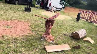 A fabulous range of wooden sculpture at Caerleon festival 2024 [upl. by Charisse922]