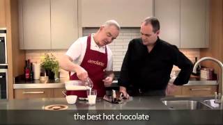 How to make a hot chocolate using an aerolatte milk frother [upl. by Maura]