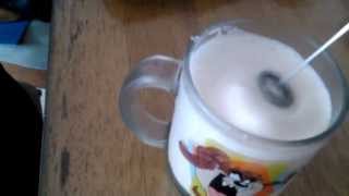 Aerolatte Review Frothing Cold Milk In Under 1 Minute [upl. by Shela948]