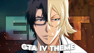 Aizen x Urahara  GTA IV Theme Edit [upl. by Ezeerb739]